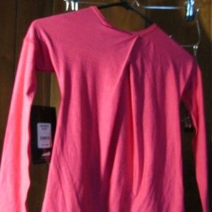 Pink long sleeve tee